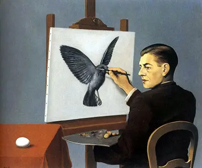 Clairvoyance (Self Portrait) Rene Magritte